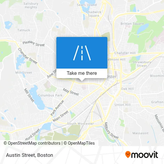 Austin Street map