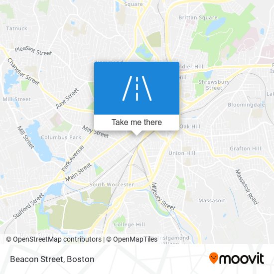 Beacon Street map