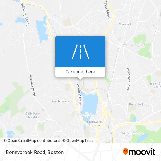 Bonnybrook Road map