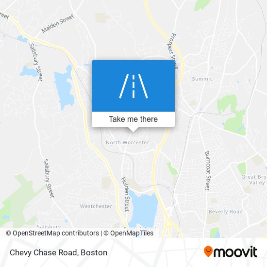 Chevy Chase Road map