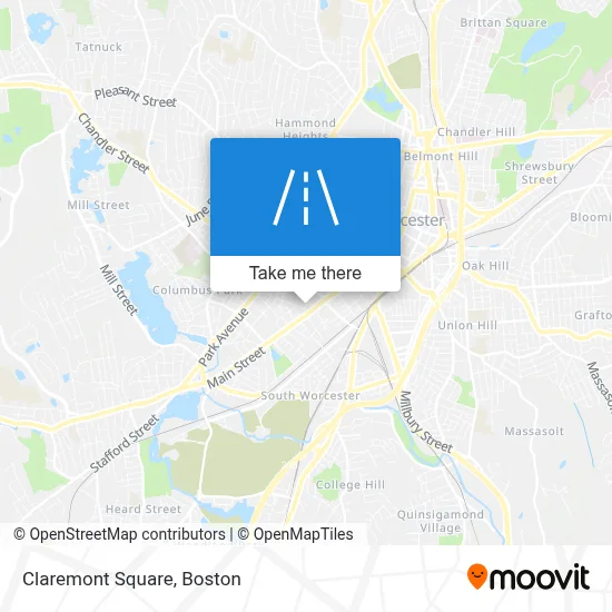 Claremont Square map