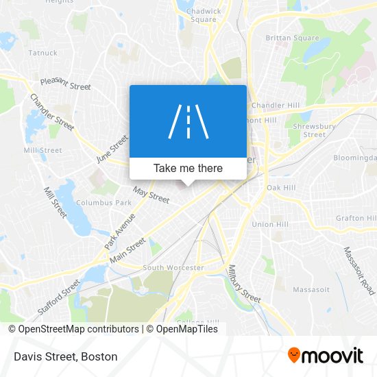 Mapa de Davis Street