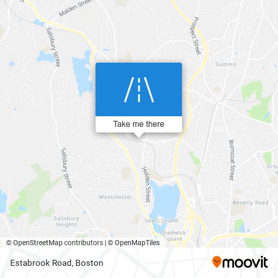 Mapa de Estabrook Road