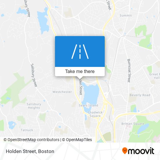 Holden Street map