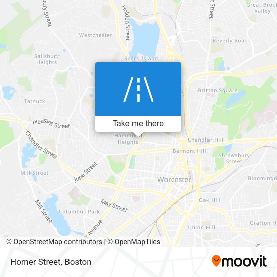 Mapa de Homer Street