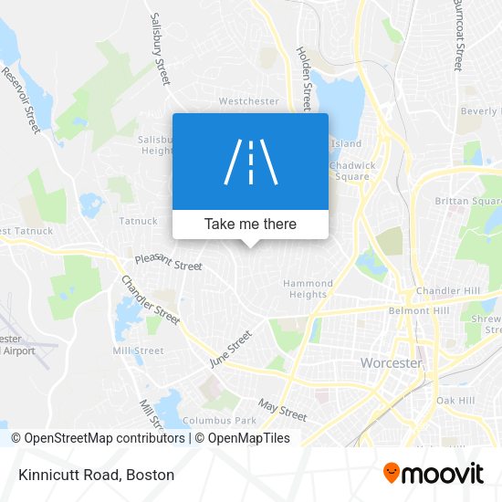 Mapa de Kinnicutt Road