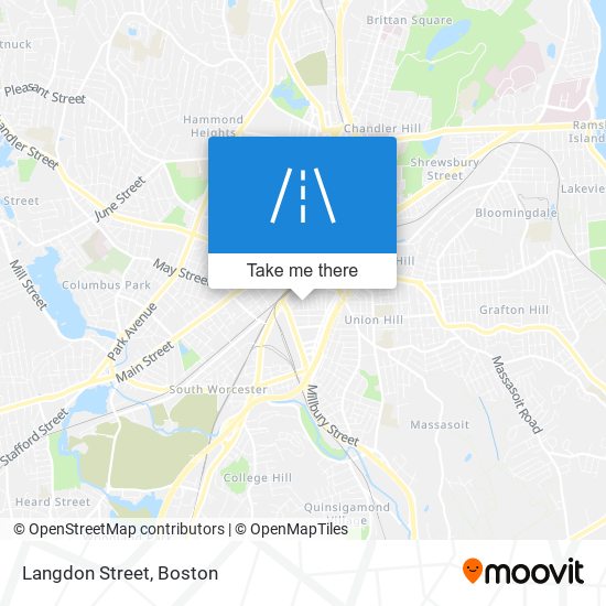 Langdon Street map