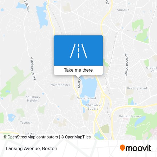 Mapa de Lansing Avenue