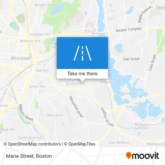 Marie Street map