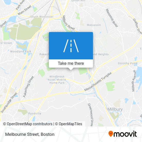 Mapa de Melbourne Street