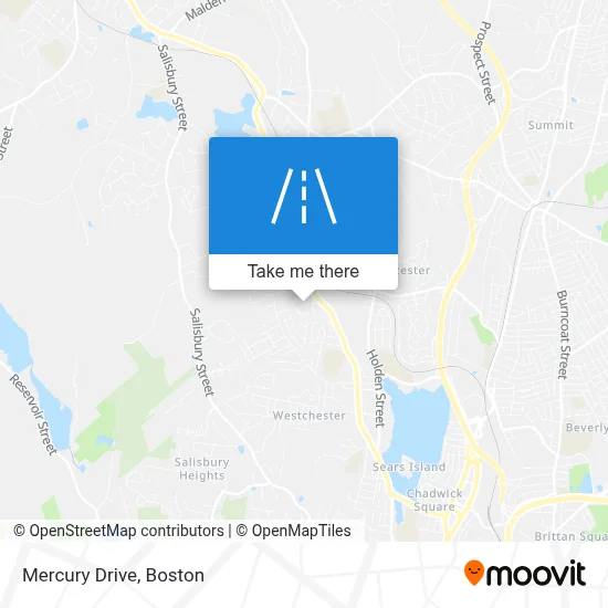 Mercury Drive map
