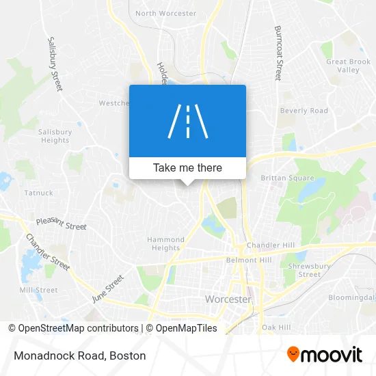 Monadnock Road map