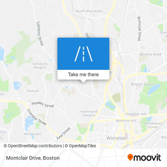 Montclair Drive map