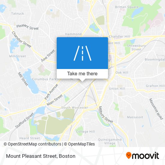 Mapa de Mount Pleasant Street