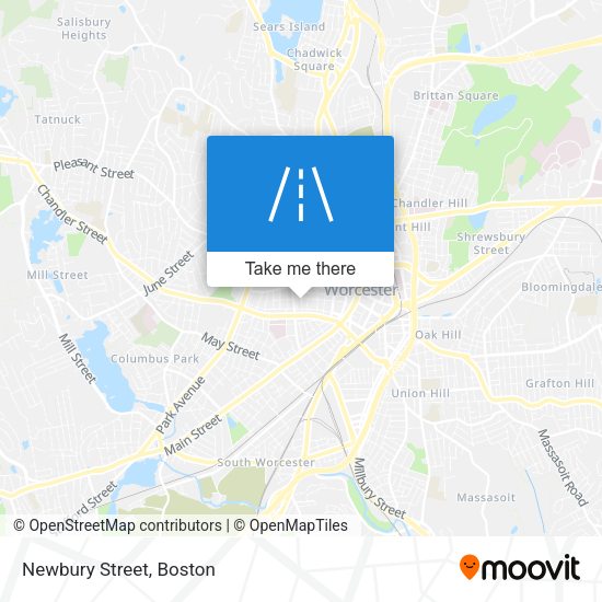 Newbury Street map