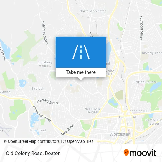 Old Colony Road map