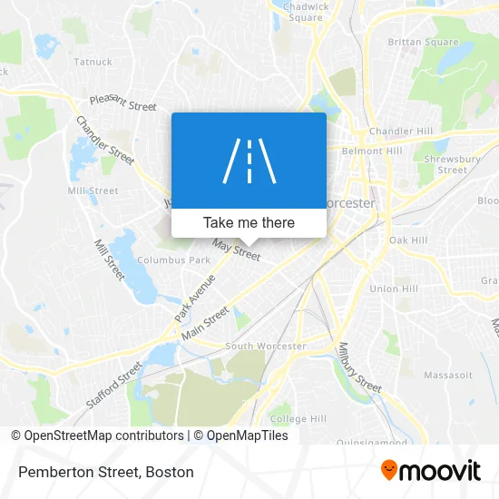 Pemberton Street map