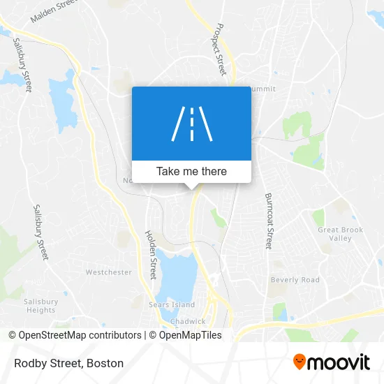 Rodby Street map