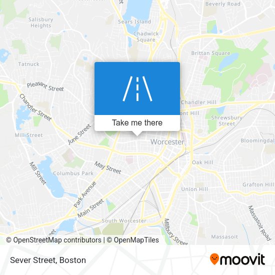 Mapa de Sever Street