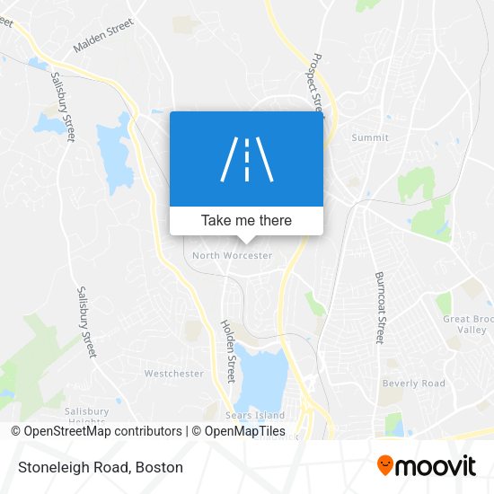 Mapa de Stoneleigh Road
