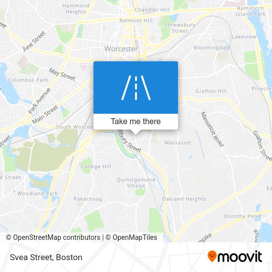 Mapa de Svea Street