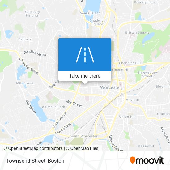 Mapa de Townsend Street