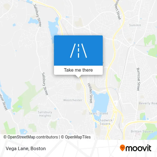 Vega Lane map