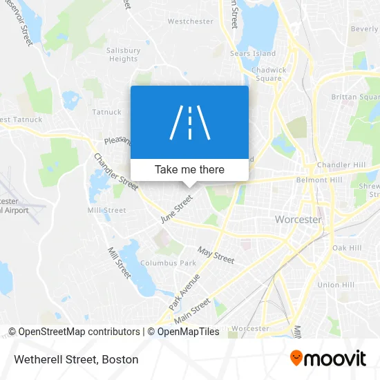 Wetherell Street map