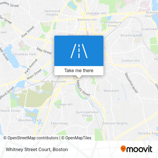 Mapa de Whitney Street Court