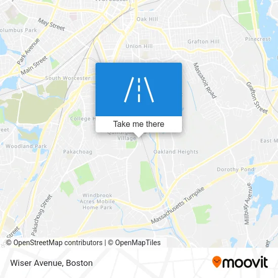 Wiser Avenue map