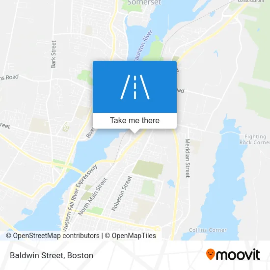 Baldwin Street map