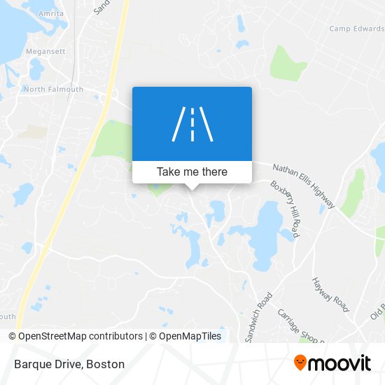 Barque Drive map