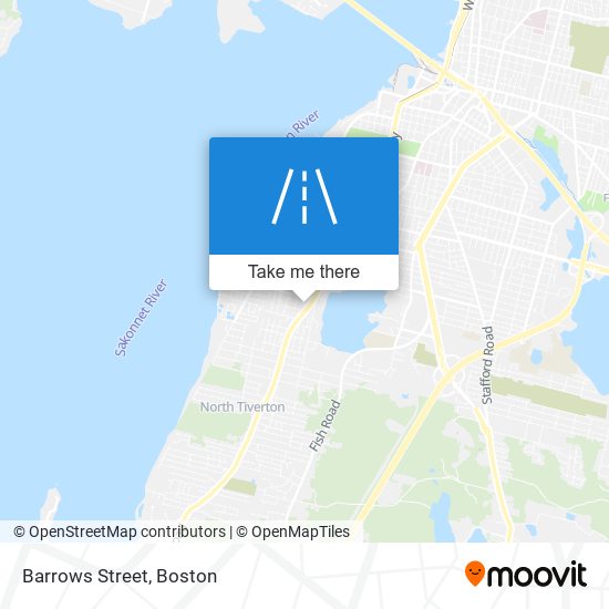 Barrows Street map