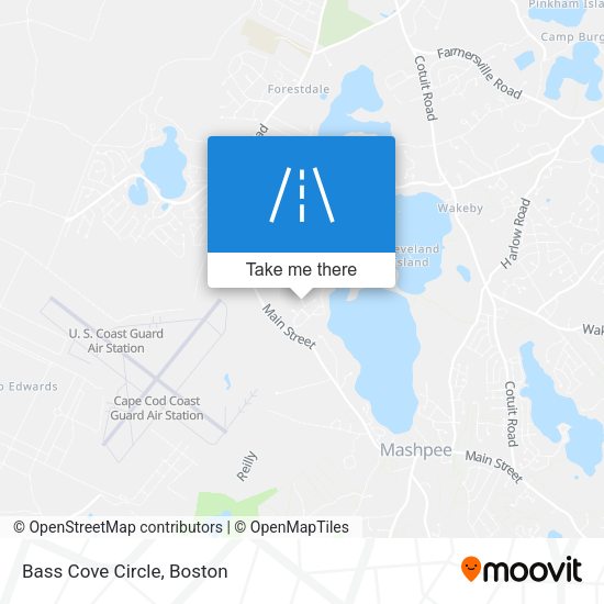 Mapa de Bass Cove Circle