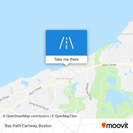 Bay Path Cartway map