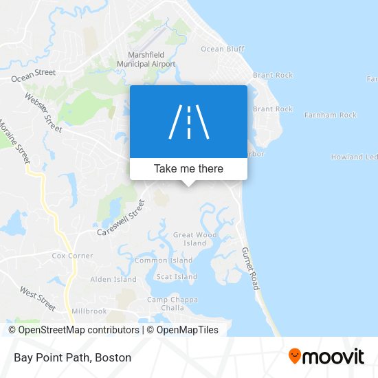 Mapa de Bay Point Path