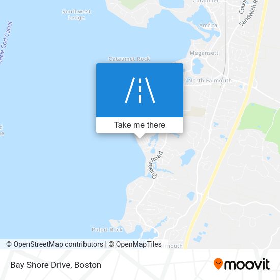 Mapa de Bay Shore Drive