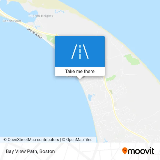 Bay View Path map
