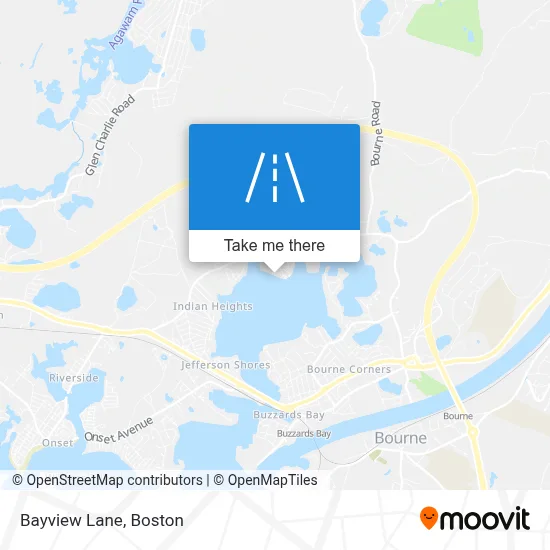 Bayview Lane map