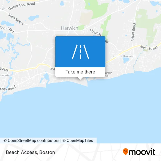Beach Access map