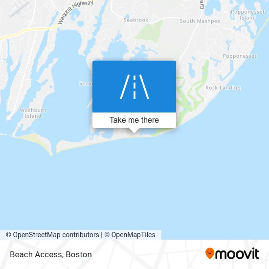 Beach Access map