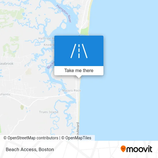 Beach Access map