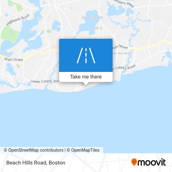 Mapa de Beach Hills Road