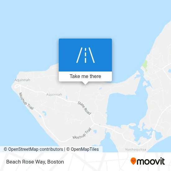 Beach Rose Way map