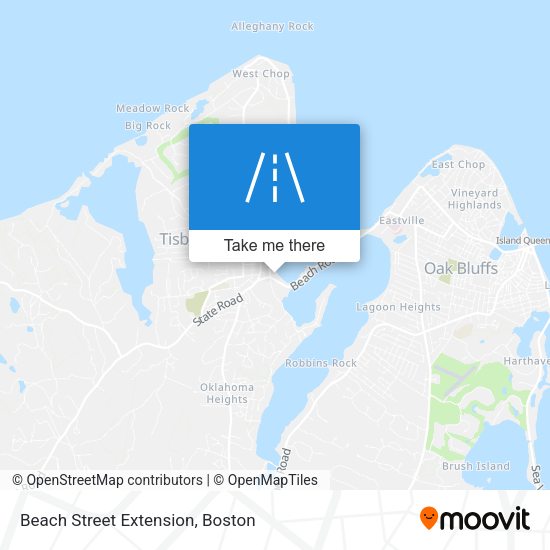Mapa de Beach Street Extension