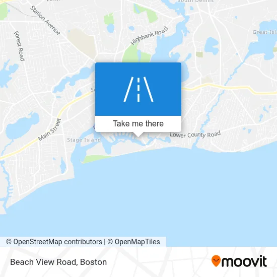 Beach View Road map