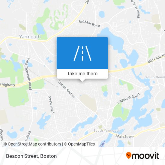 Beacon Street map