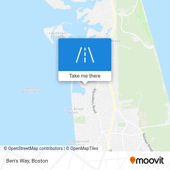 Ben's Way map