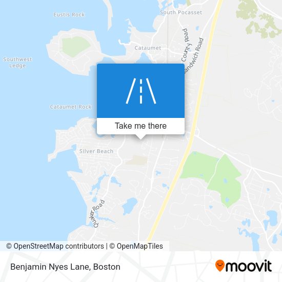 Mapa de Benjamin Nyes Lane