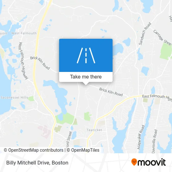 Billy Mitchell Drive map